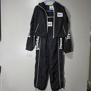 Everlast Black Tracksuit with White Accents